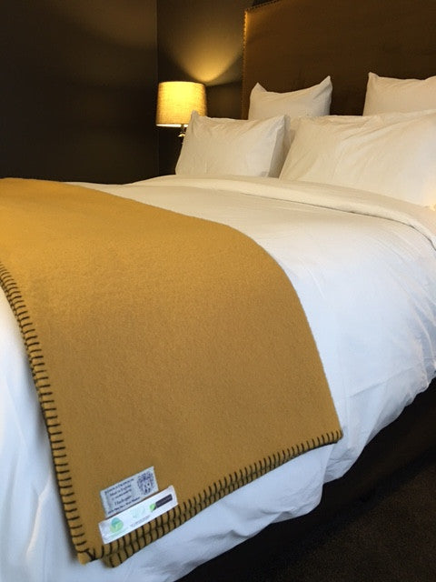 Exquisite wool blanket 100% New Zealand wool colour choice for the week. . A