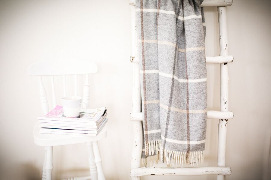 Exquisite wool blankets Bronte 100% wool range.