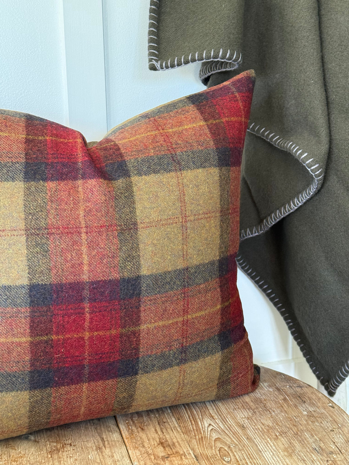 The Heritage Cushion Cover - Skye Claret
