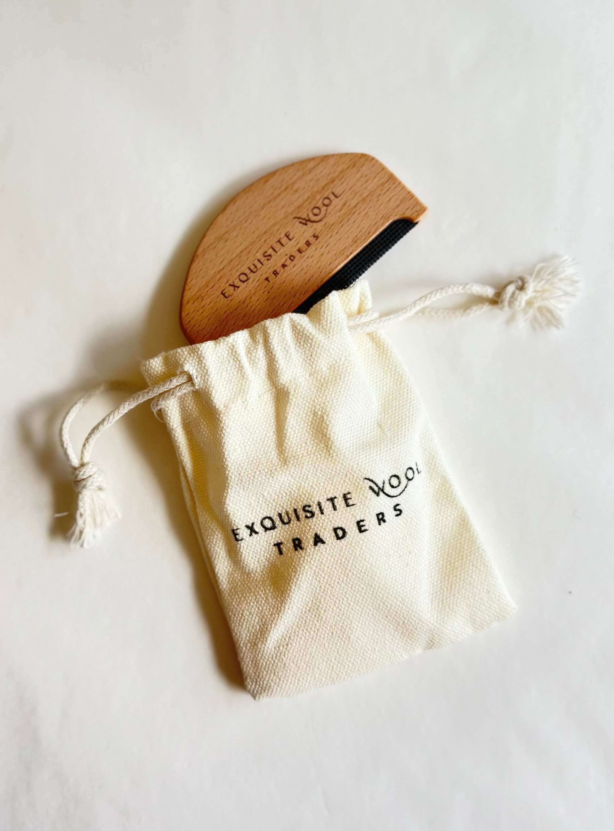 Wooden Wool Comb