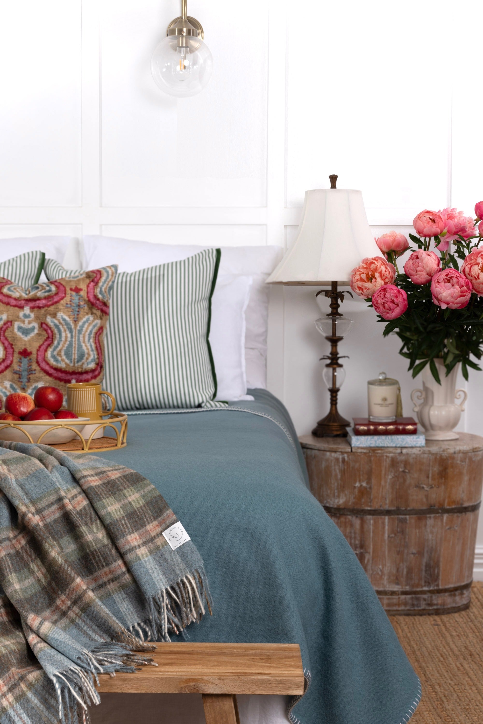 Pale Sea NZ Wool Blanket