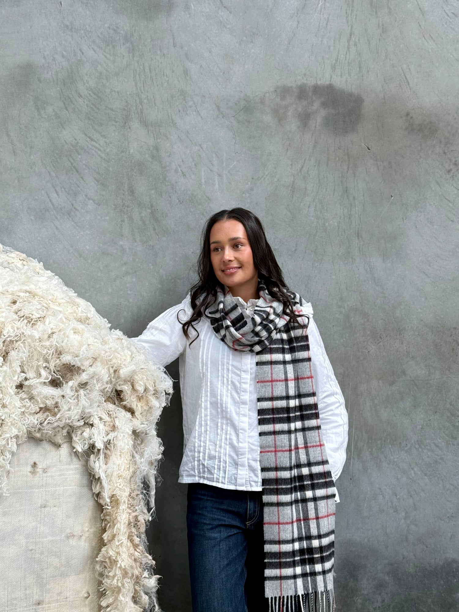 Grey Thompson 100% Merino Scarf