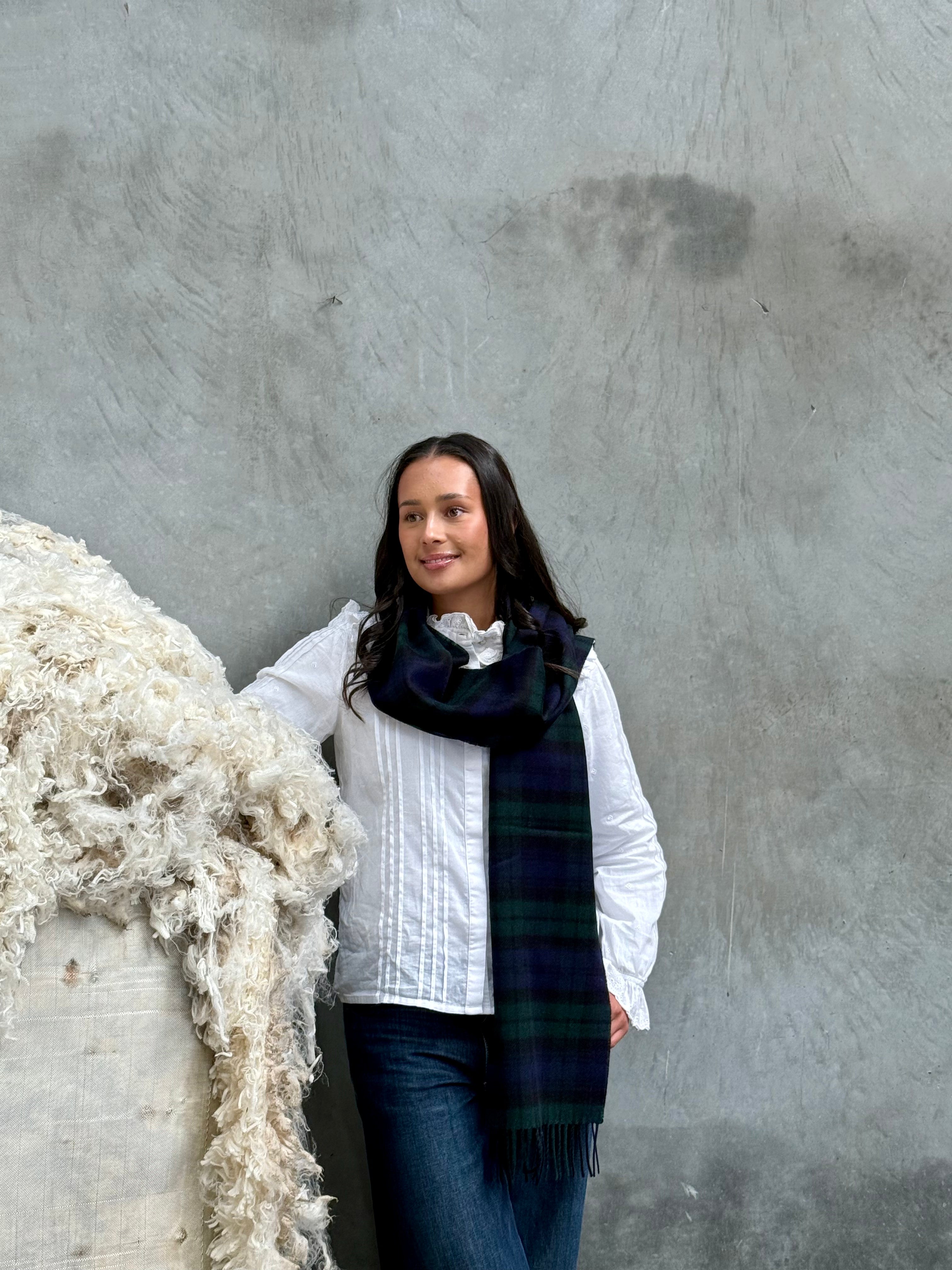 Blackwatch 100% Merino Scarf