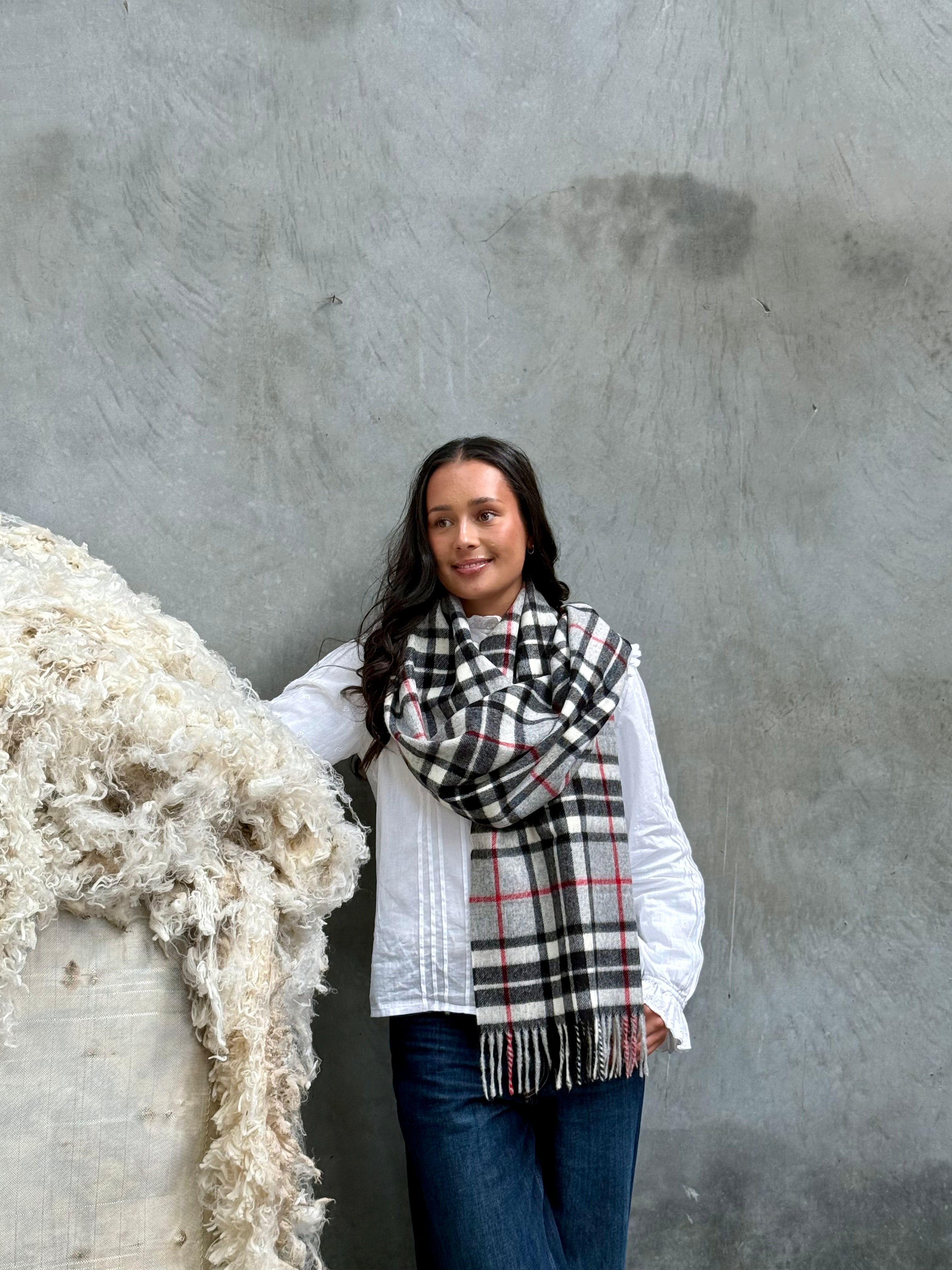 Grey Thompson 100% Merino Oversized Scarf