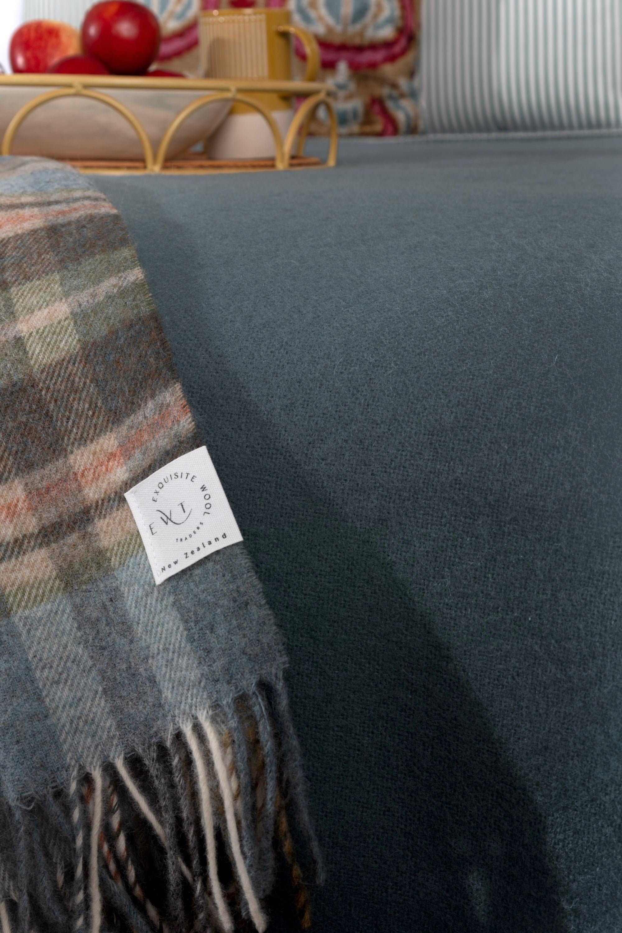Pale Sea NZ Wool Blanket