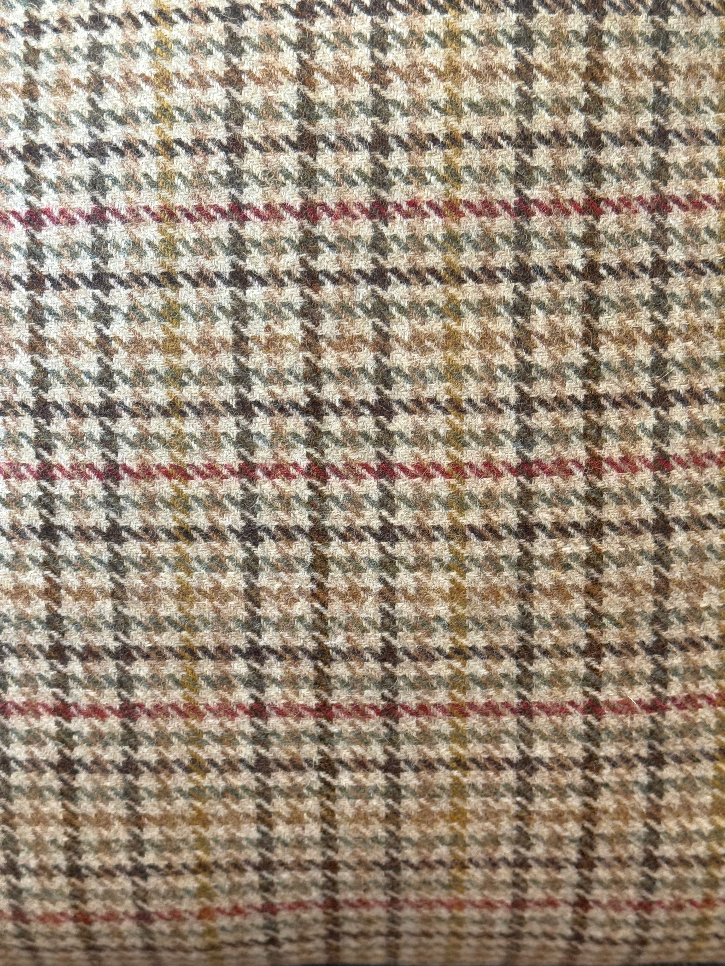 The Heritage Cushion - Aveyard Sage & Red