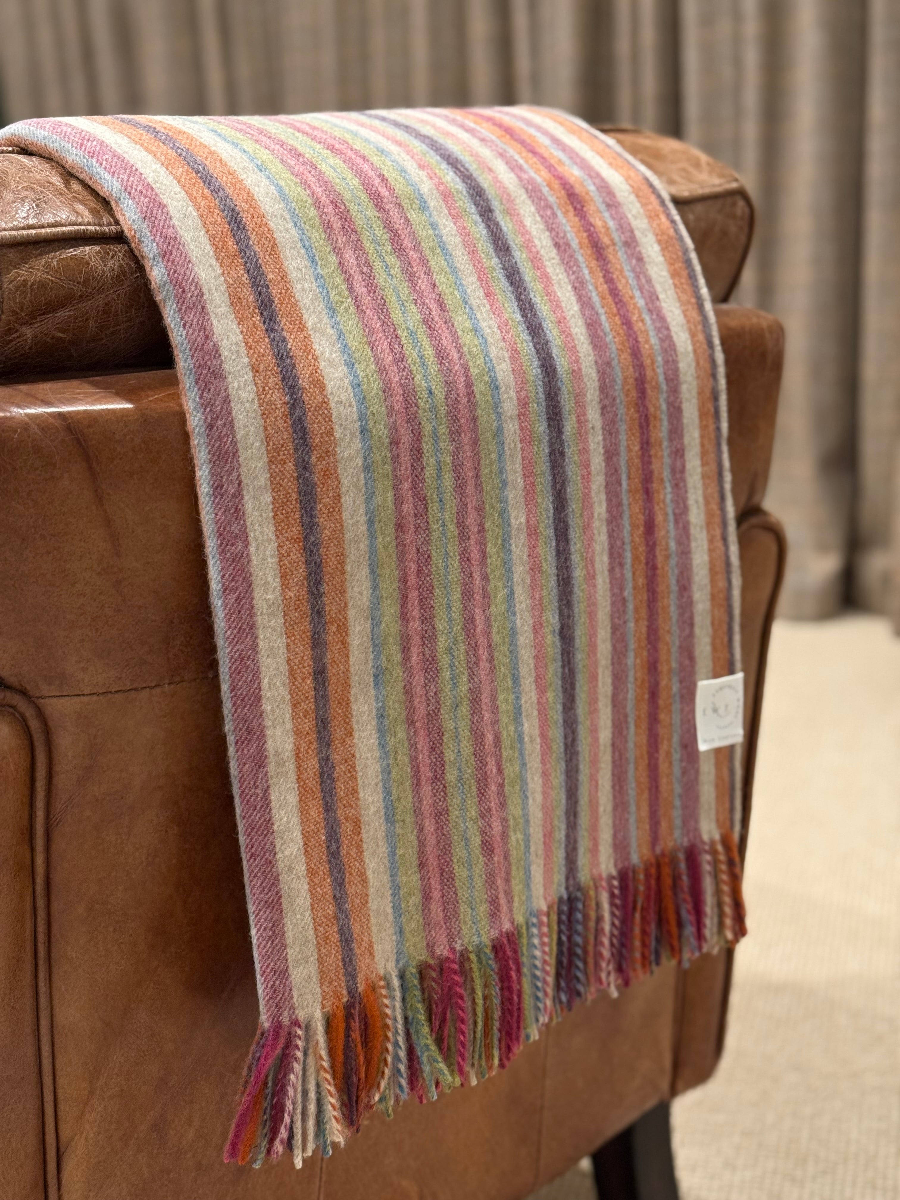 Santa Cruz Stripe 100% Merino Throw