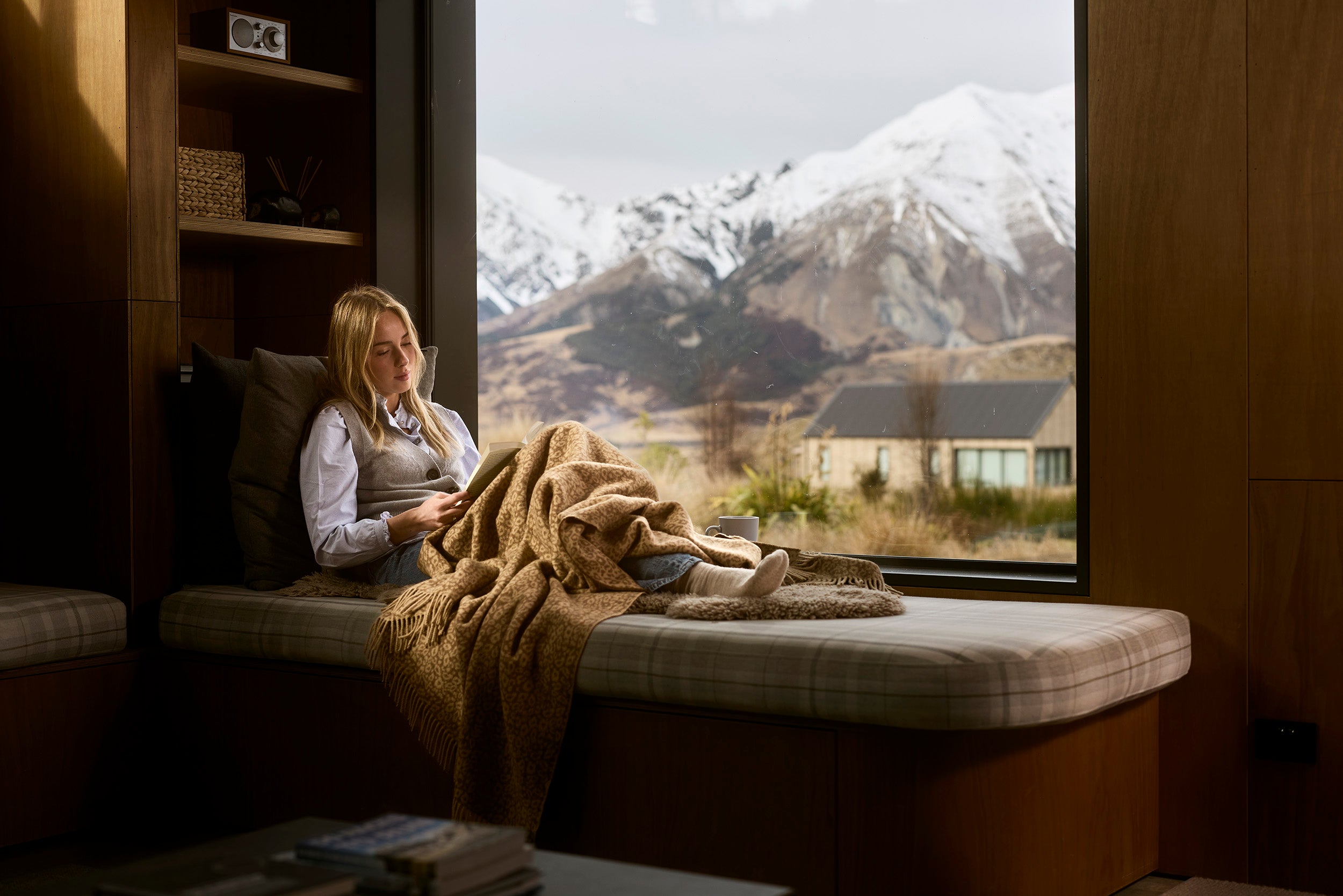 Limited Edition Leopard Natural 100% Merino Throw