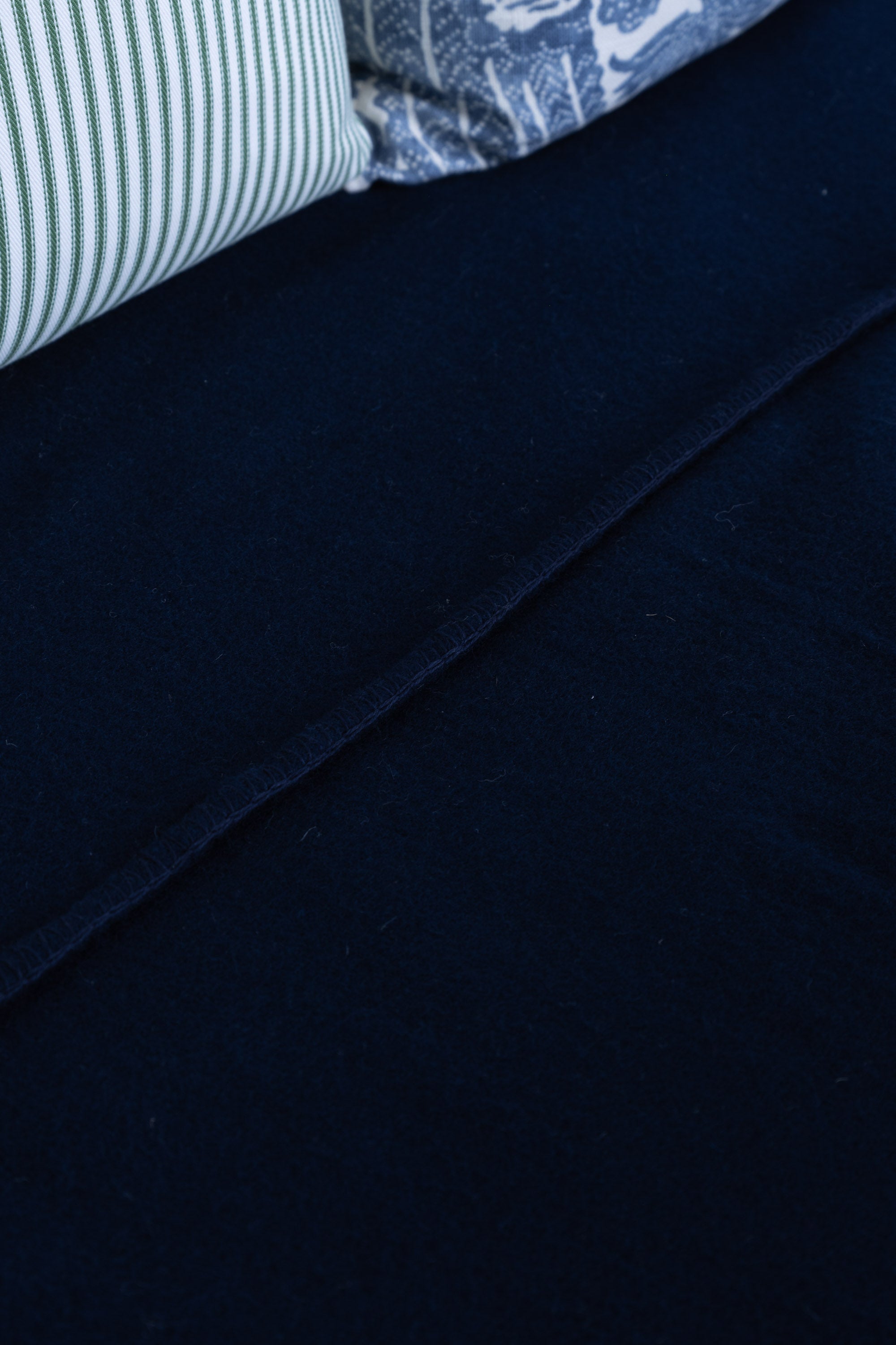 Navy NZ Wool Blanket