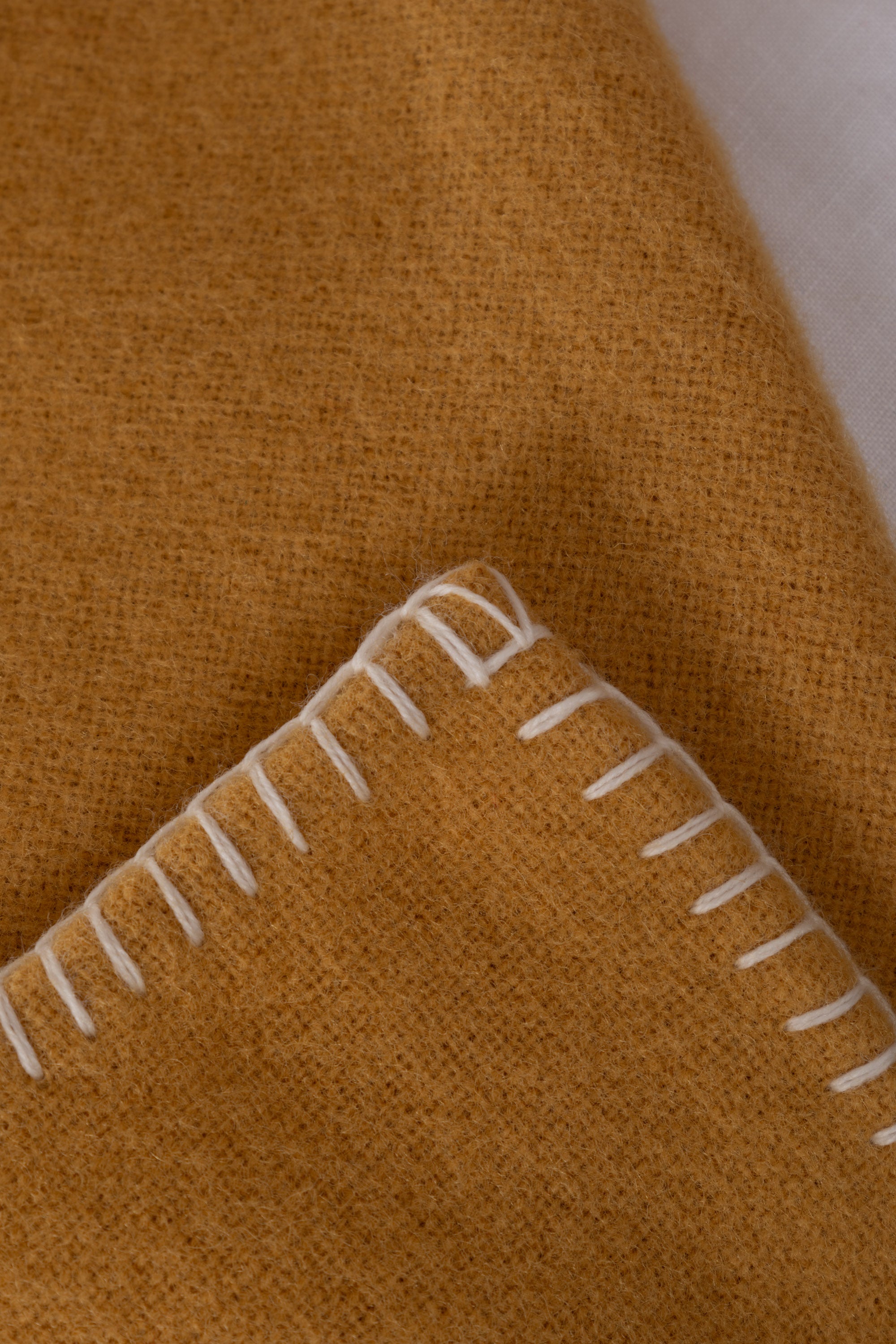 Ochre NZ Wool Blanket