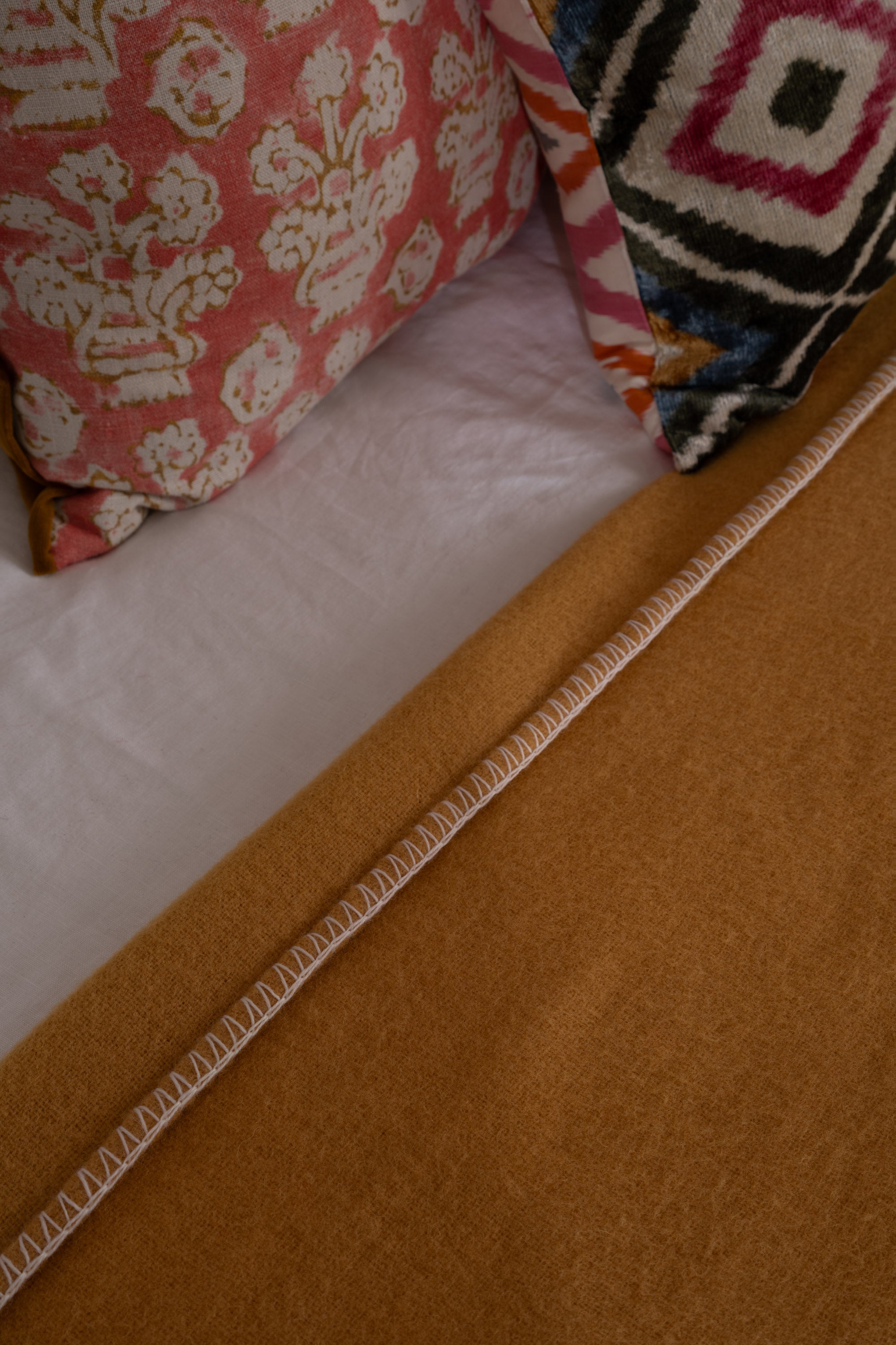 Ochre NZ Wool Blanket