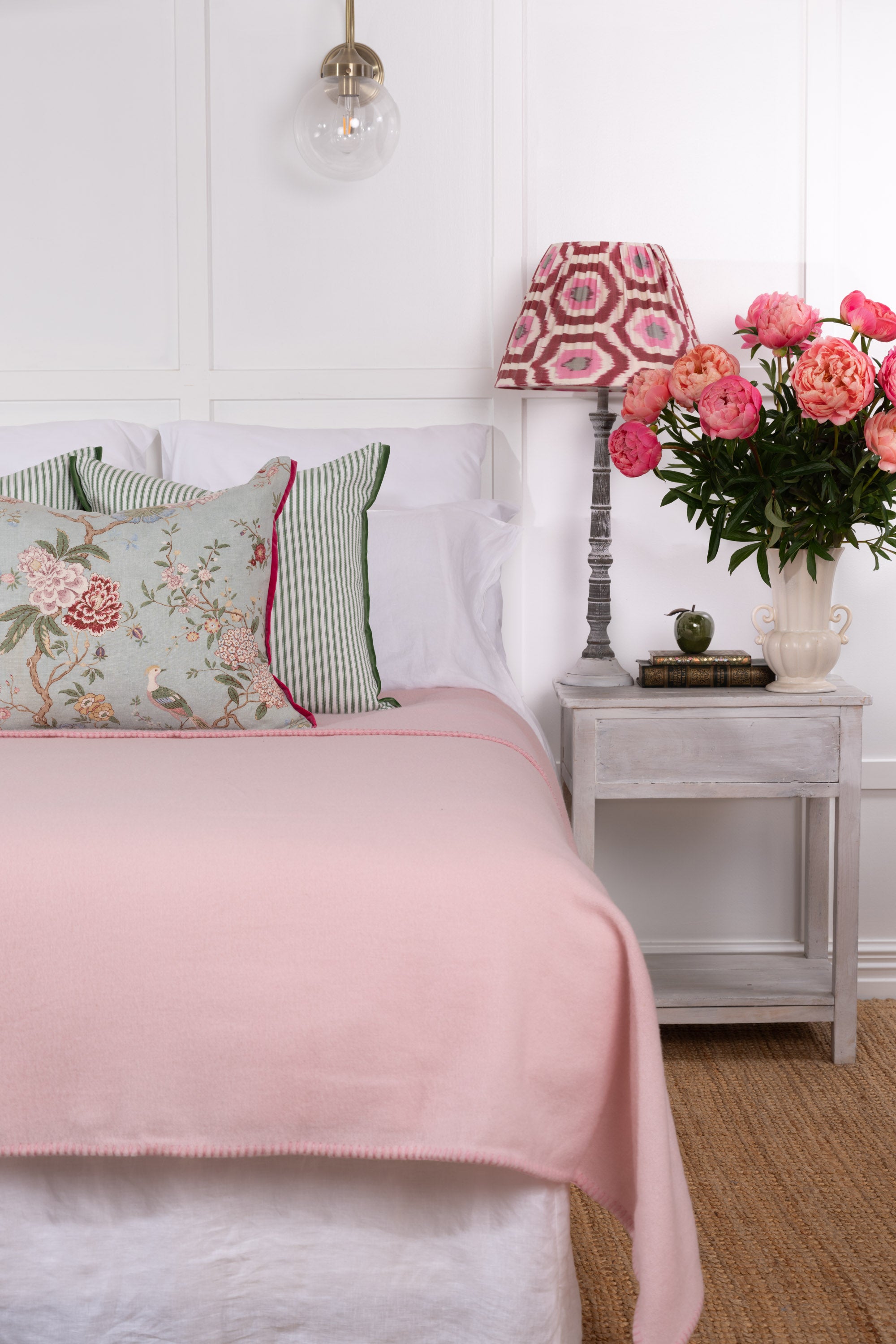 Pale Pink NZ Wool Blanket