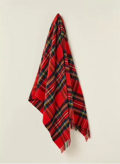 Royal Stewart Merino Throw