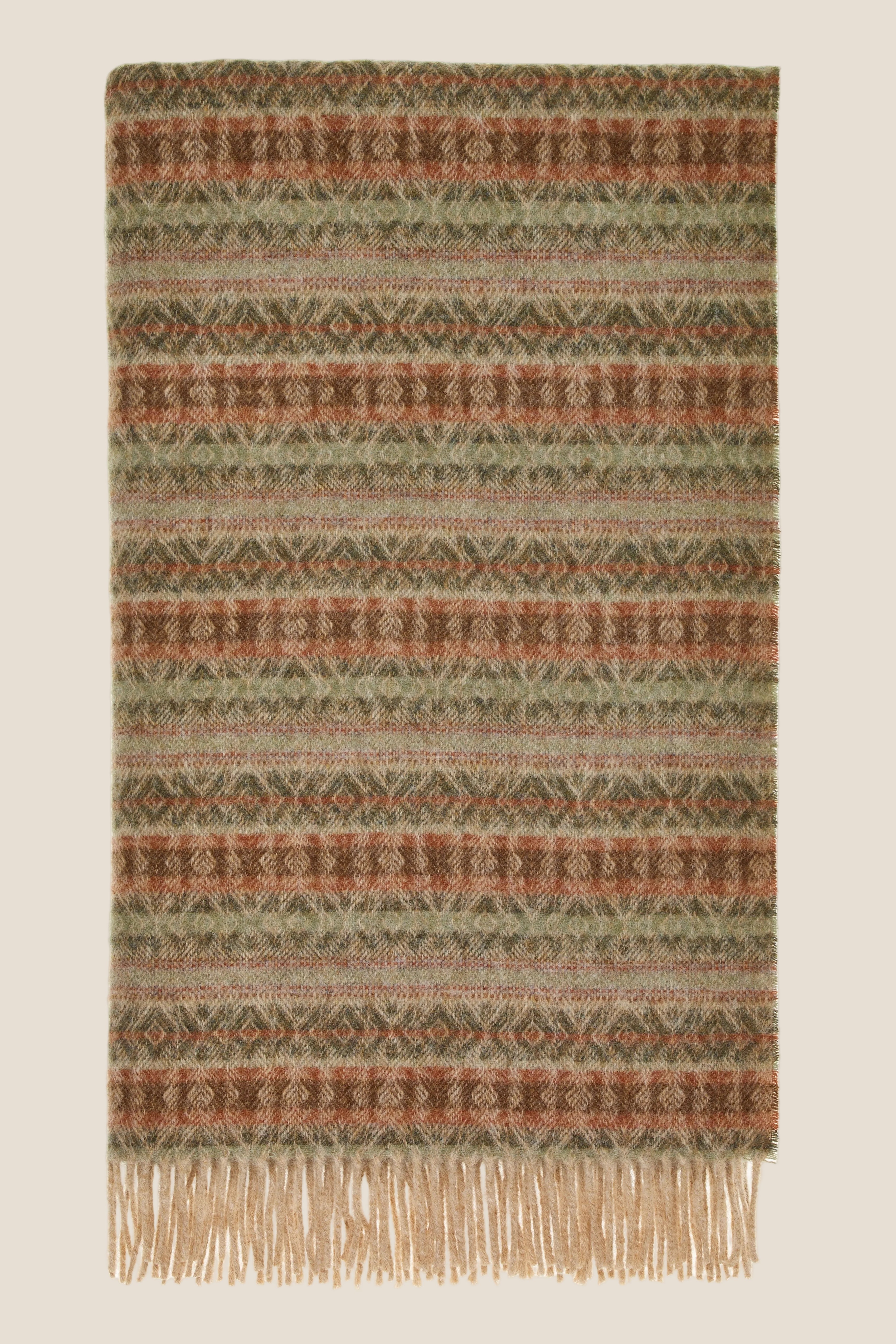 Ayr Sage NZ Wool Throw