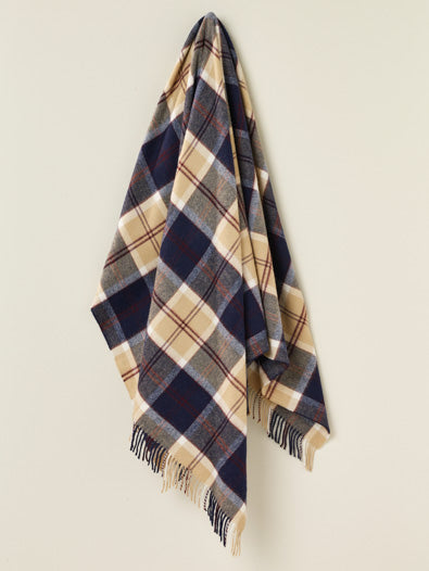 Bannochburn Beige 100% Merino Throw