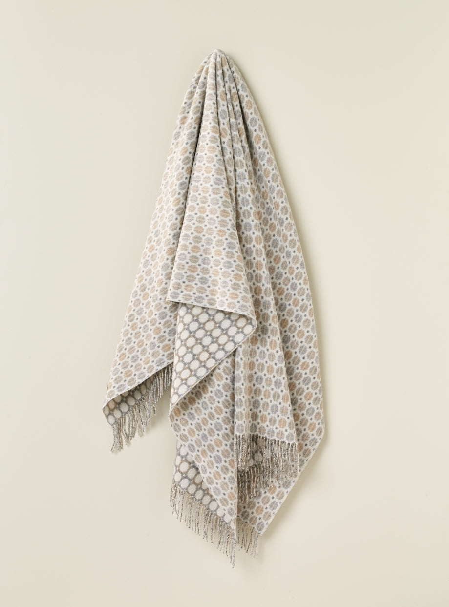 Milan Natural 100% Merino Throw - Exquisite Wool Traders