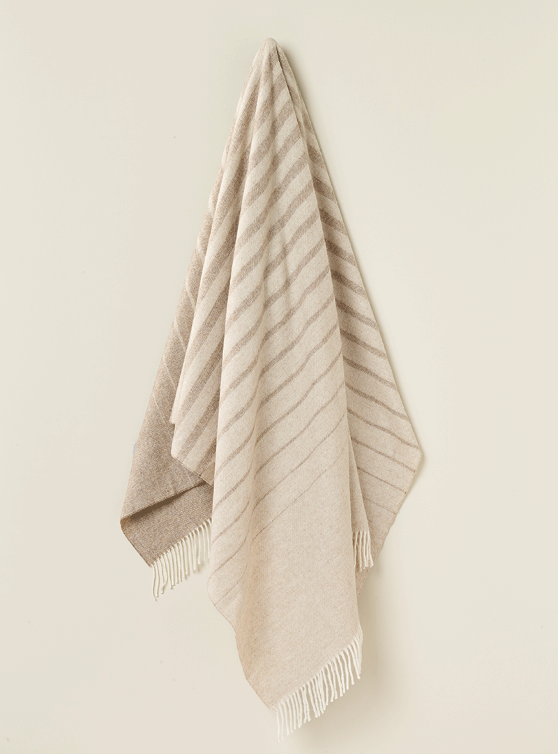 Albion Natural 100% Merino Throw