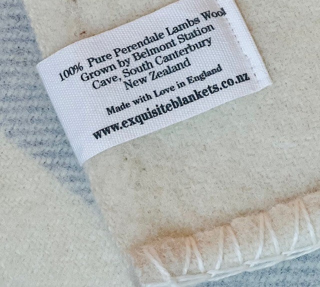 Belmont Station Pure Perendale Lambswool Blanket