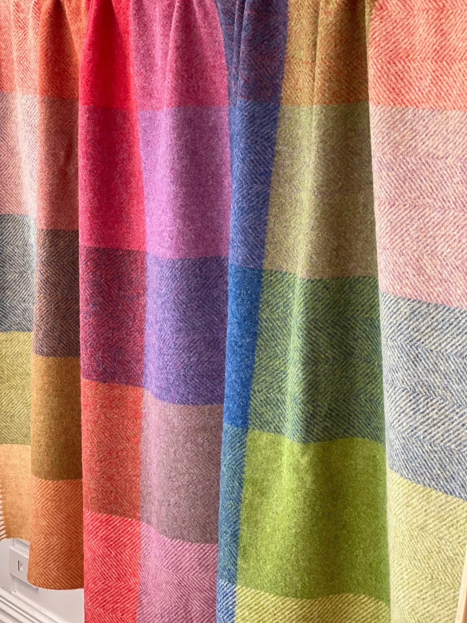 Harland Multi 100% Wool Throw