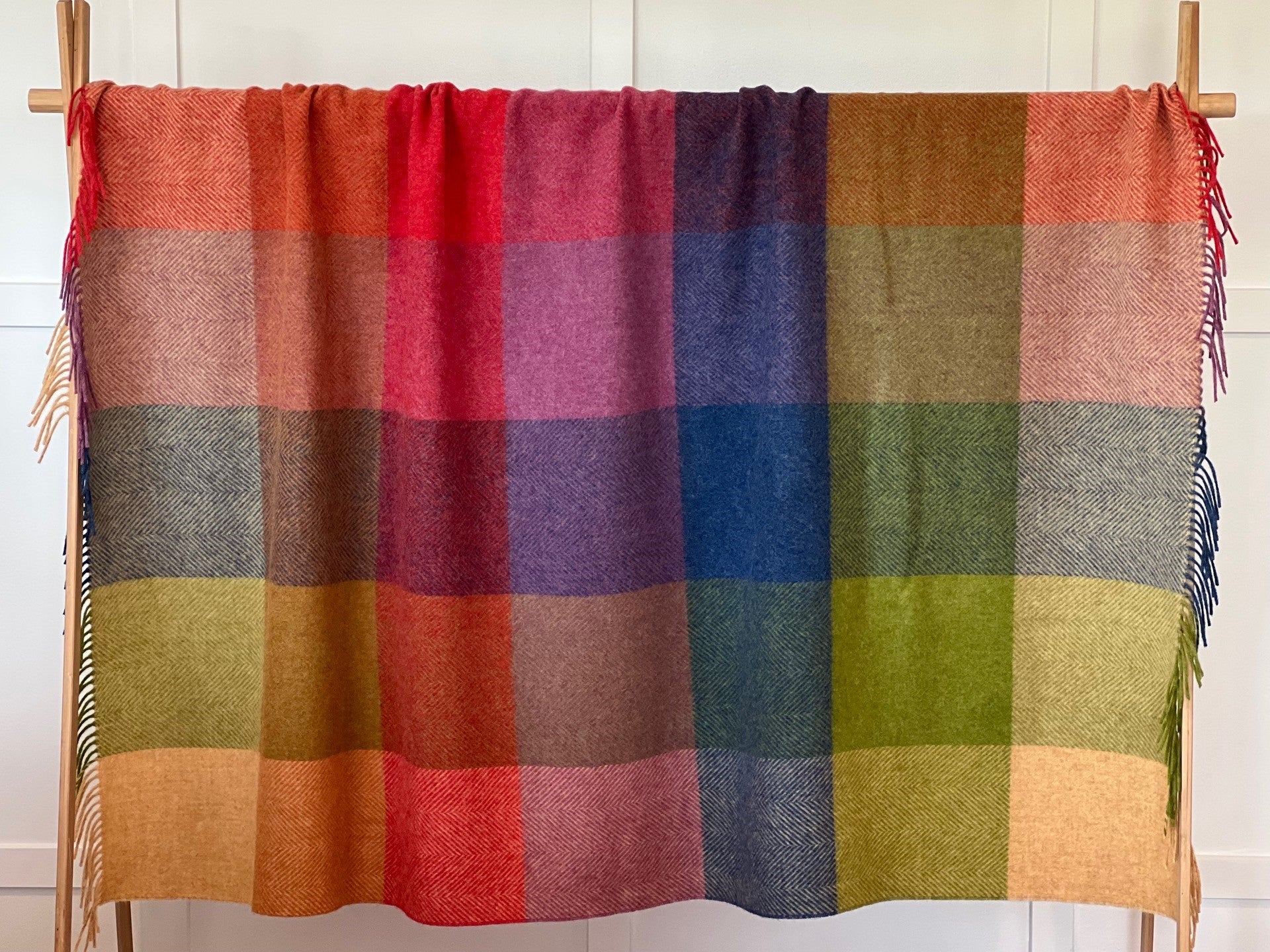 Harland Multi 100% Wool Throw
