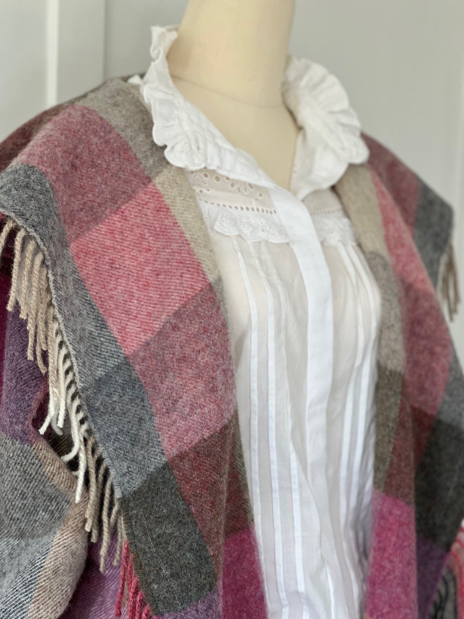 The Southern Coat - Harlequin Heather - 100% wool