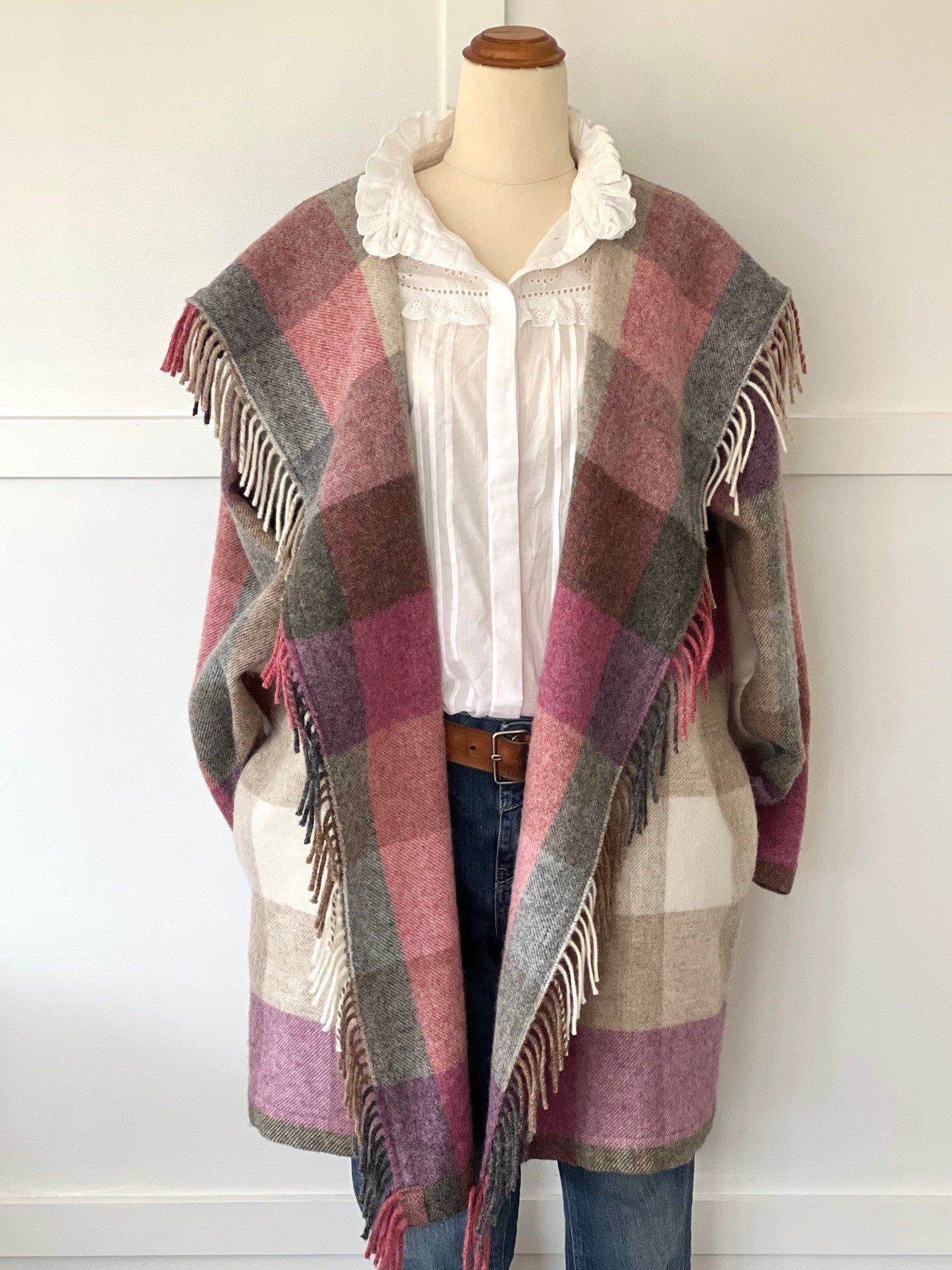 The Southern Coat - Harlequin Heather - 100% wool