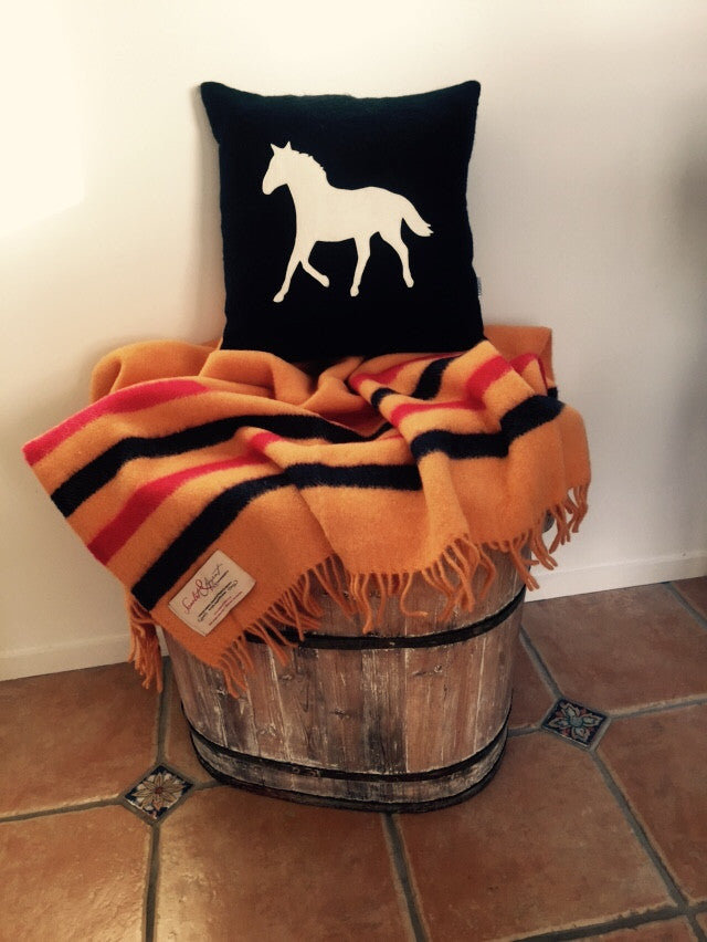 The ever so popular, world renowned Newmarket equestrian wool throw. NOW IN STOCK.