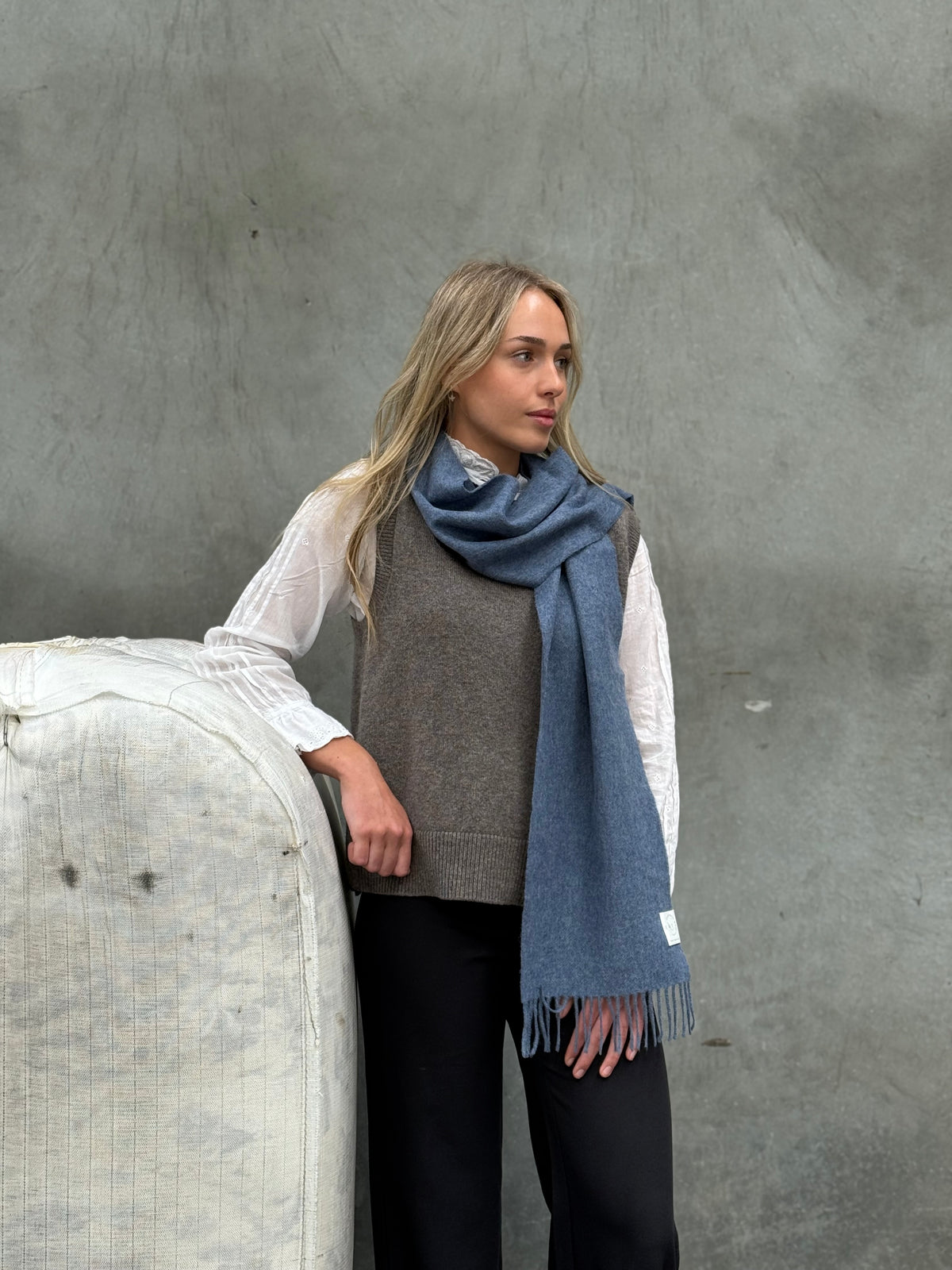 Airforce 100% Merino Scarf