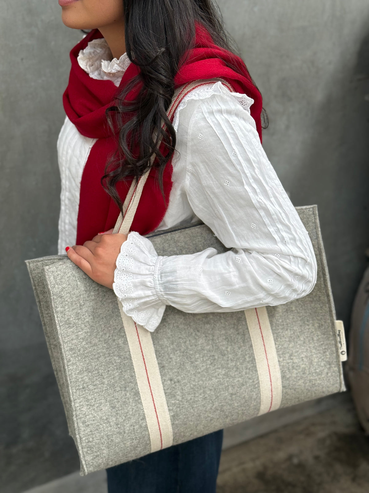 Scarlet 100% Merino Scarf