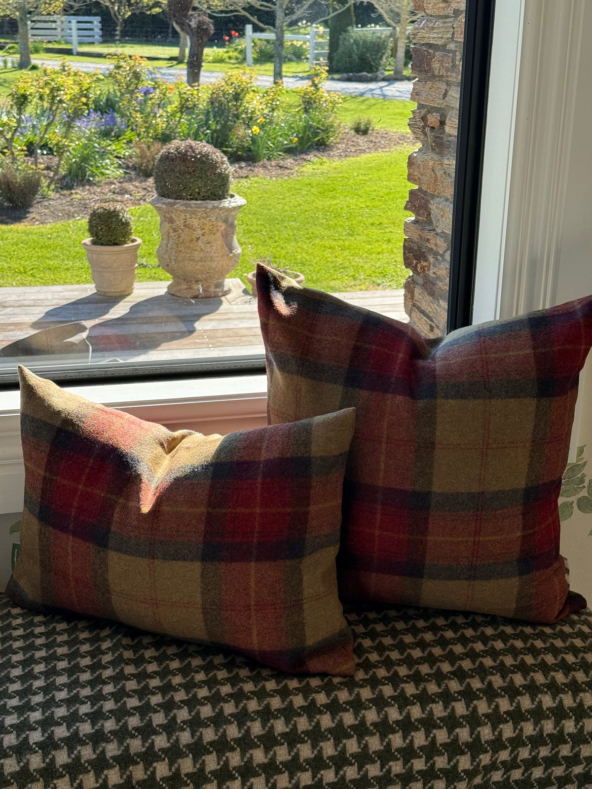 The Heritage Cushion Cover - Skye Claret