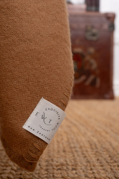 Camel NZ Wool Blanket