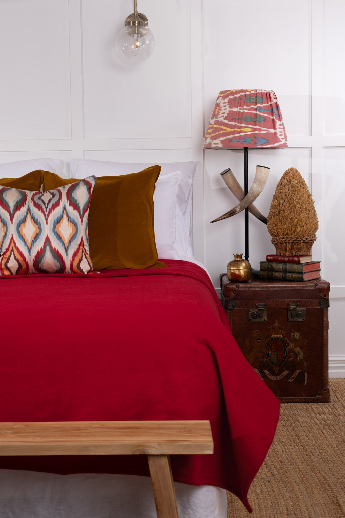 Cherry NZ Wool Blanket