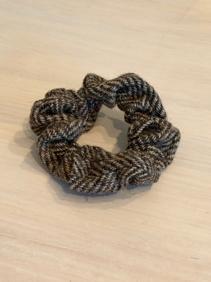 Tweed Hair Scrunchies