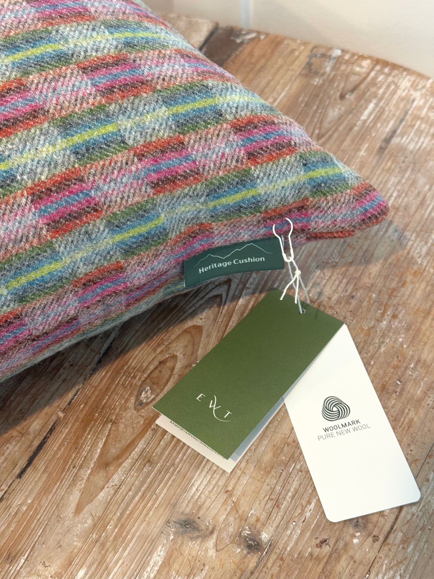 The Heritage Cushion - Rio Silver &amp; Multi