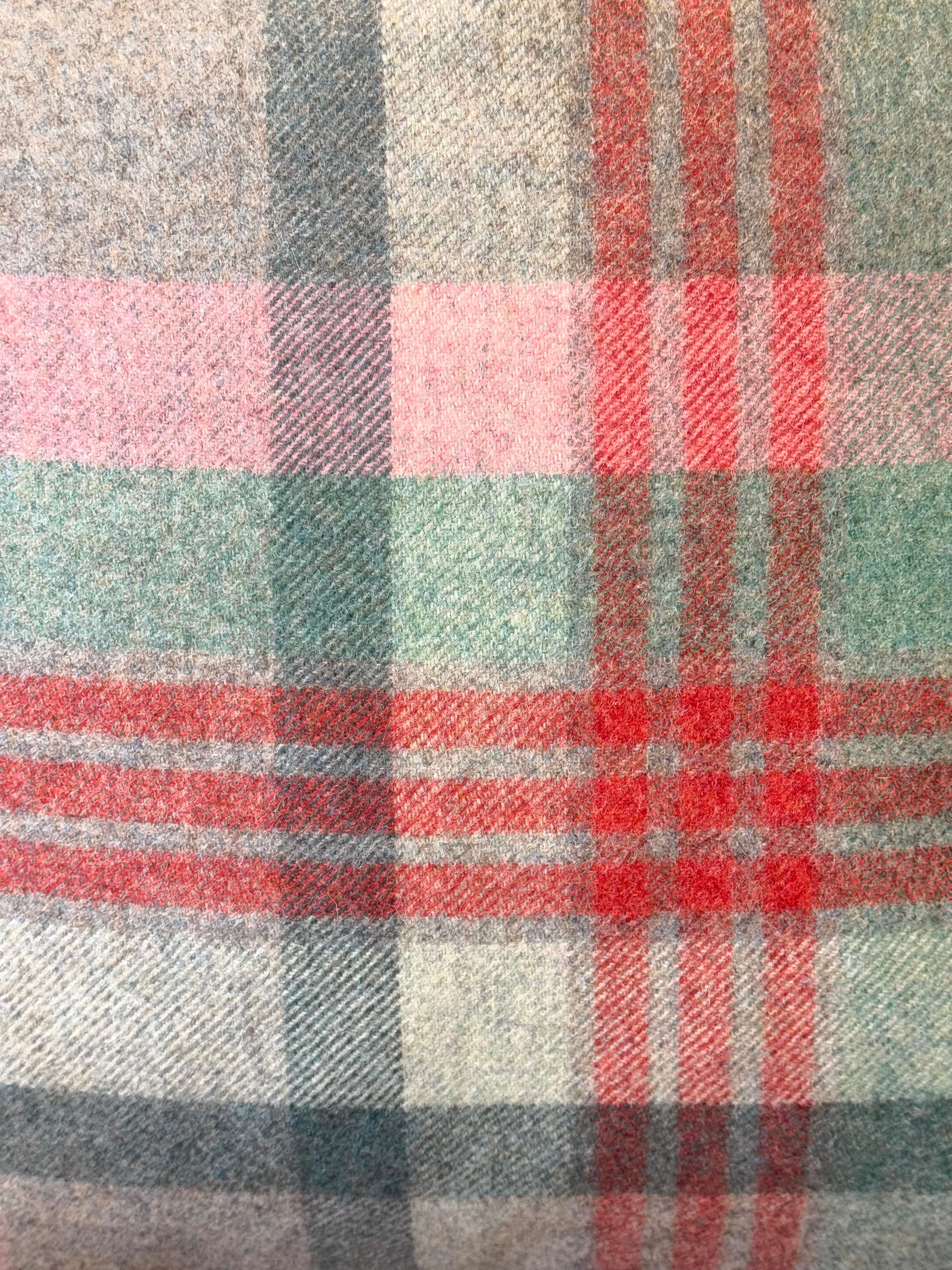 The Heritage Cushion - Melbourne Aqua &amp; Flamingo