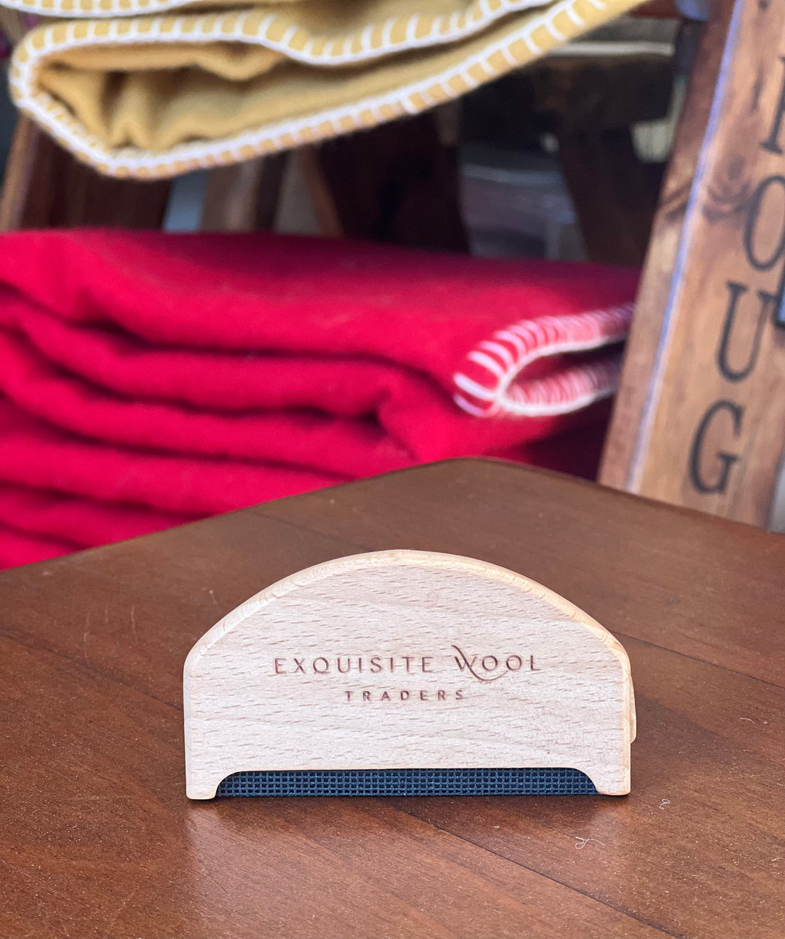 Wooden Wool Comb