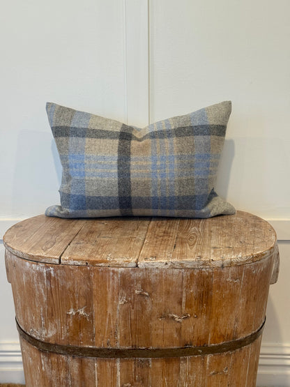 The Heritage Cushion Cover - Melbourne Silver &amp; Denim