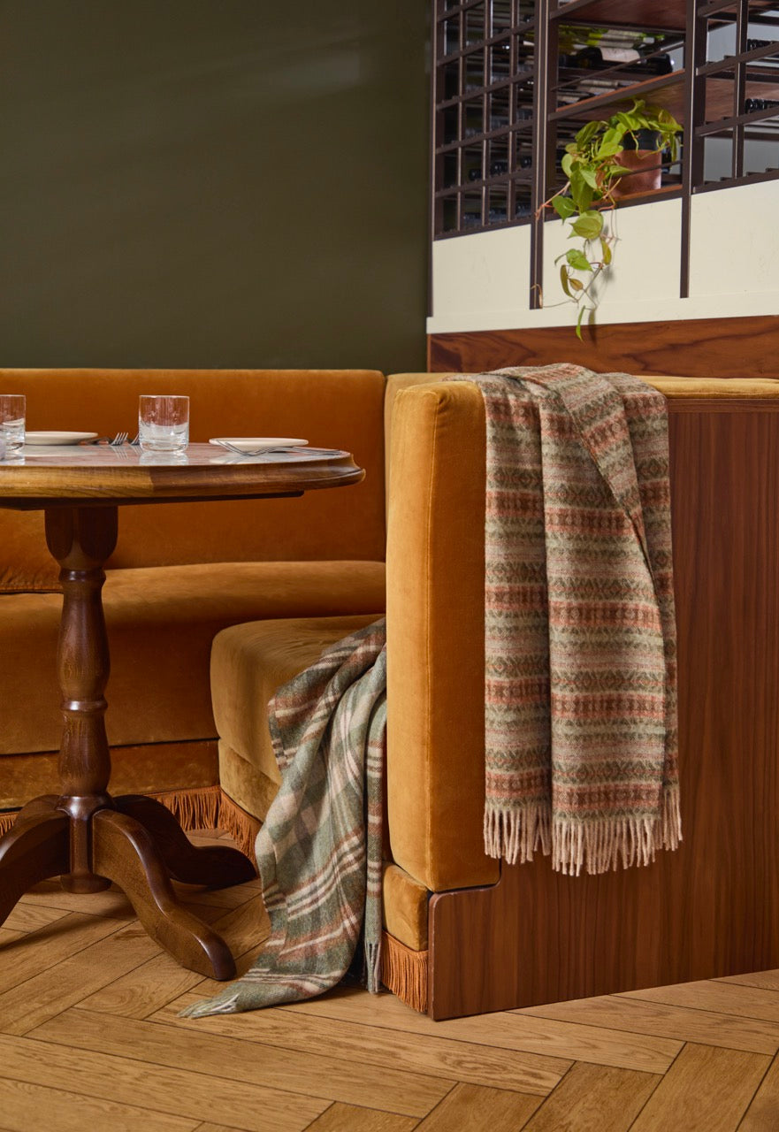 Ayr Sage NZ Wool Throw