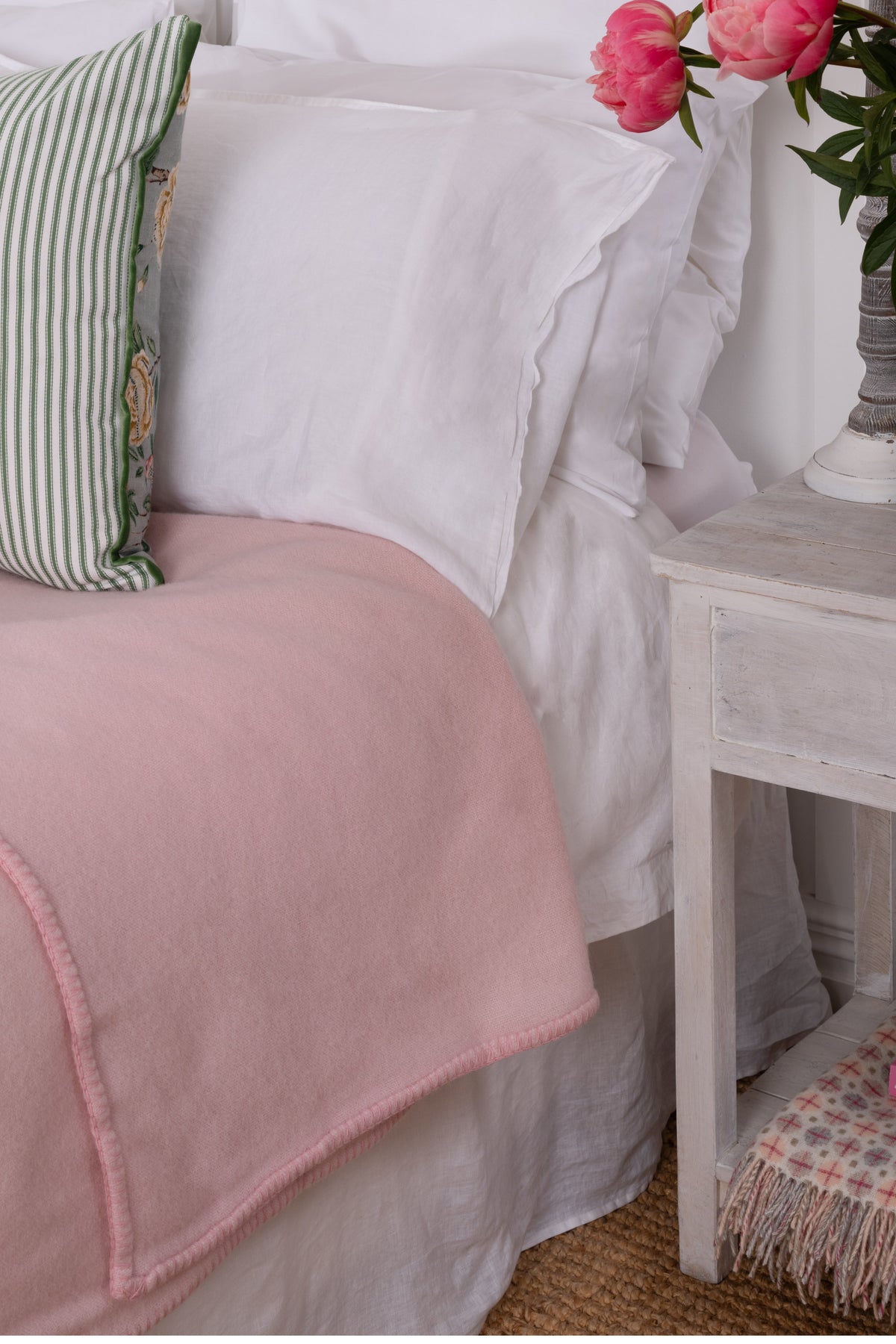 Pale Pink NZ Wool Blanket