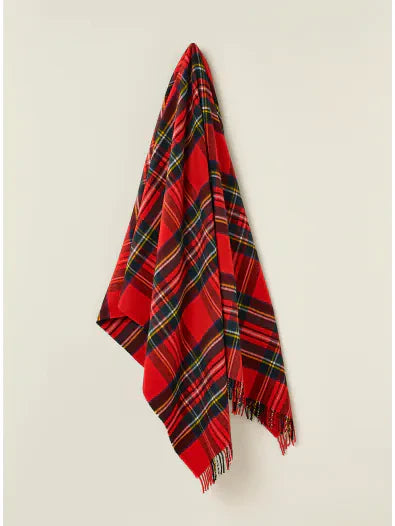 Royal Stewart Merino Throw