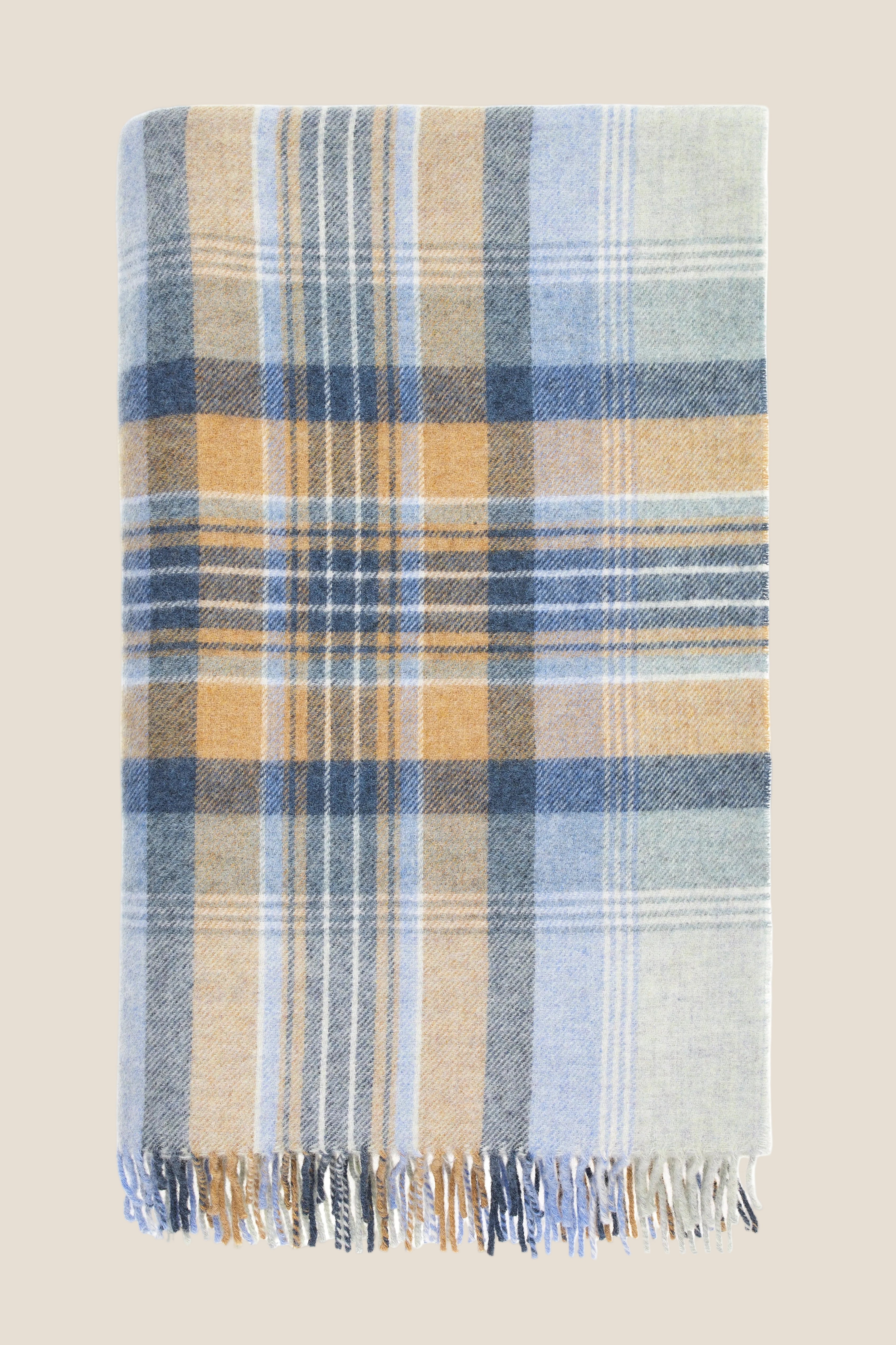 Kintyre Blue NZ Wool Throw NZ Wool Throw