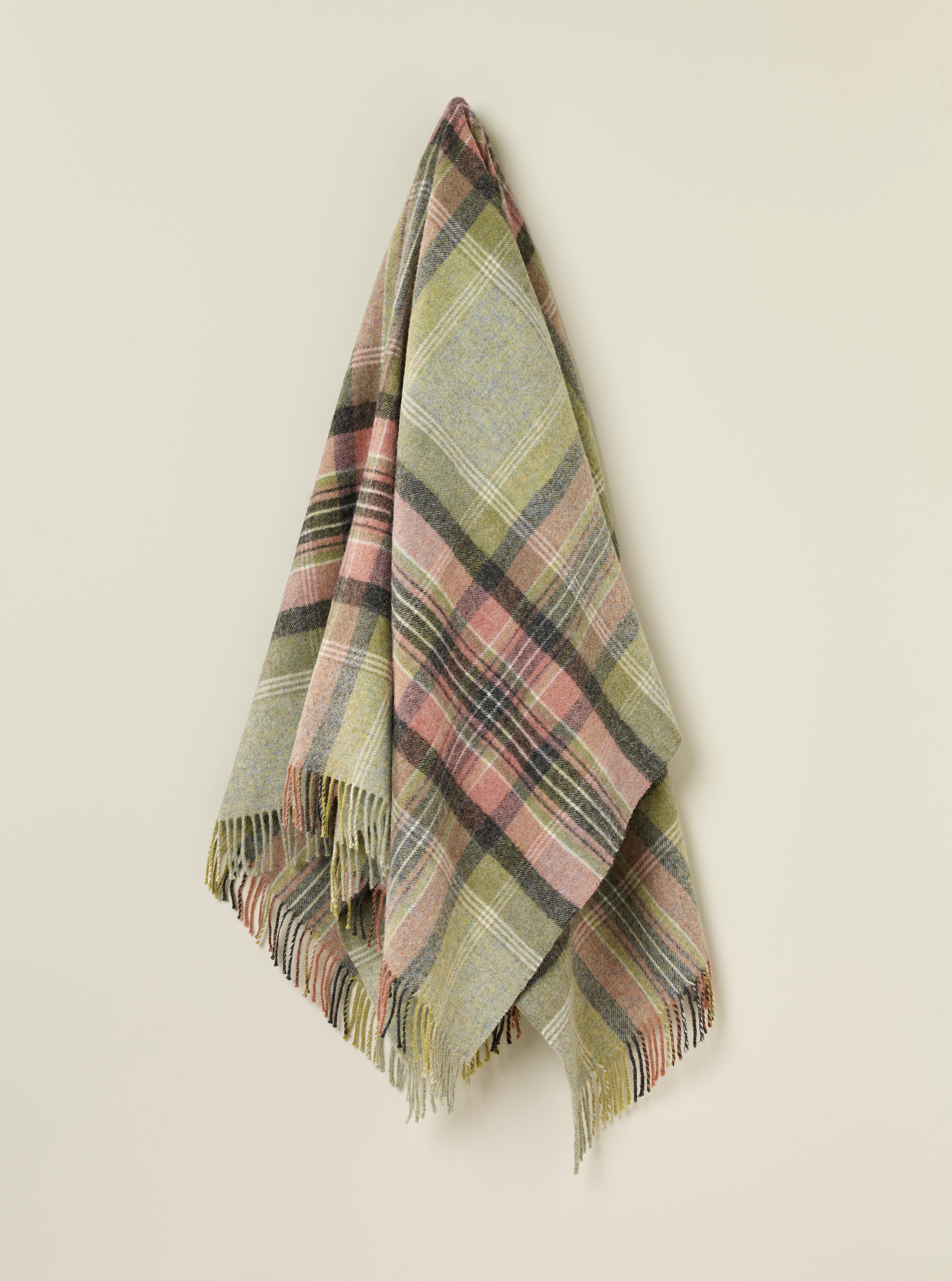 Kintyre Green NZ Wool Throw - Exquisite Wool Traders