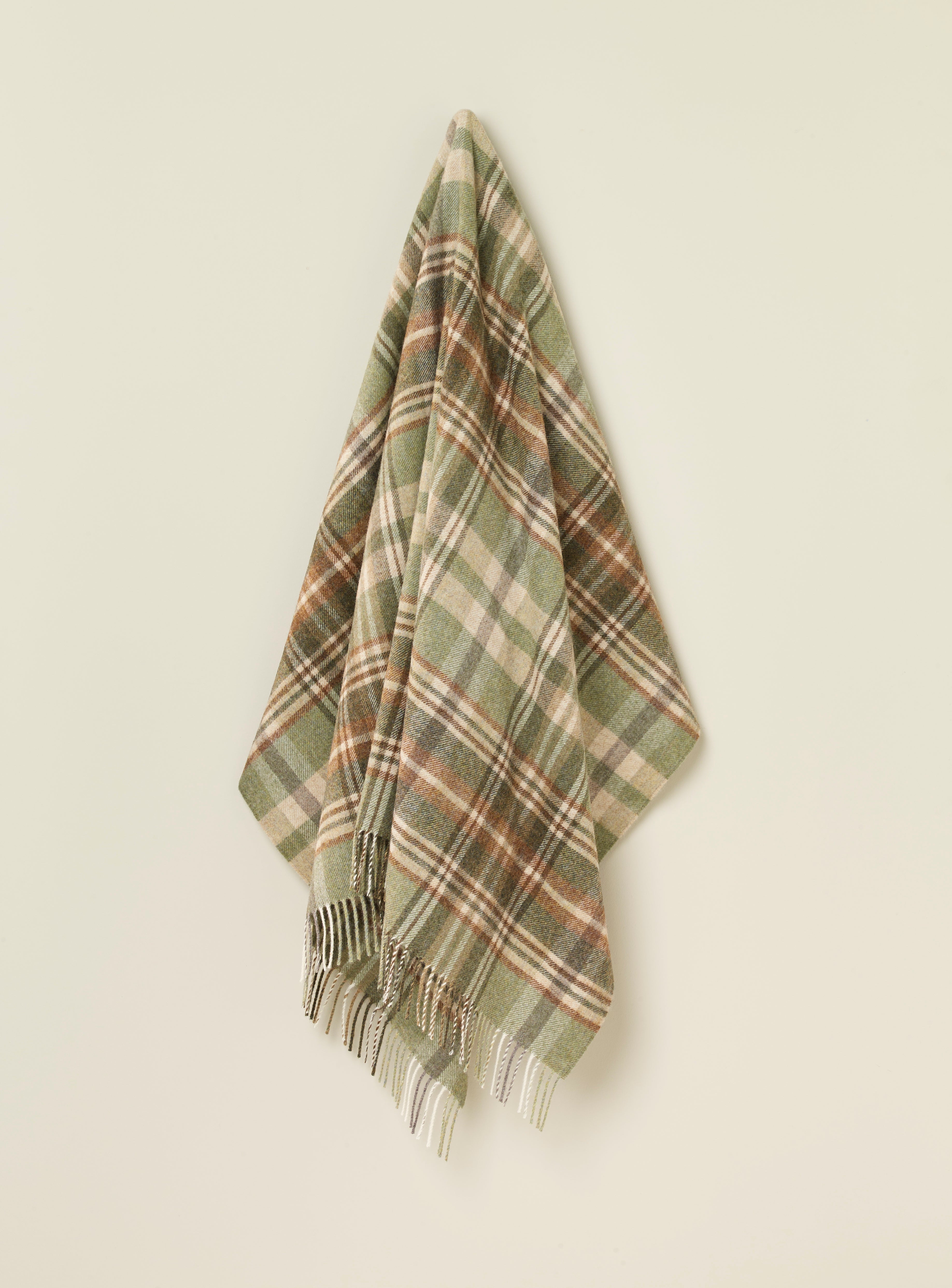 Glen Coe Sage NZ Wool Throw