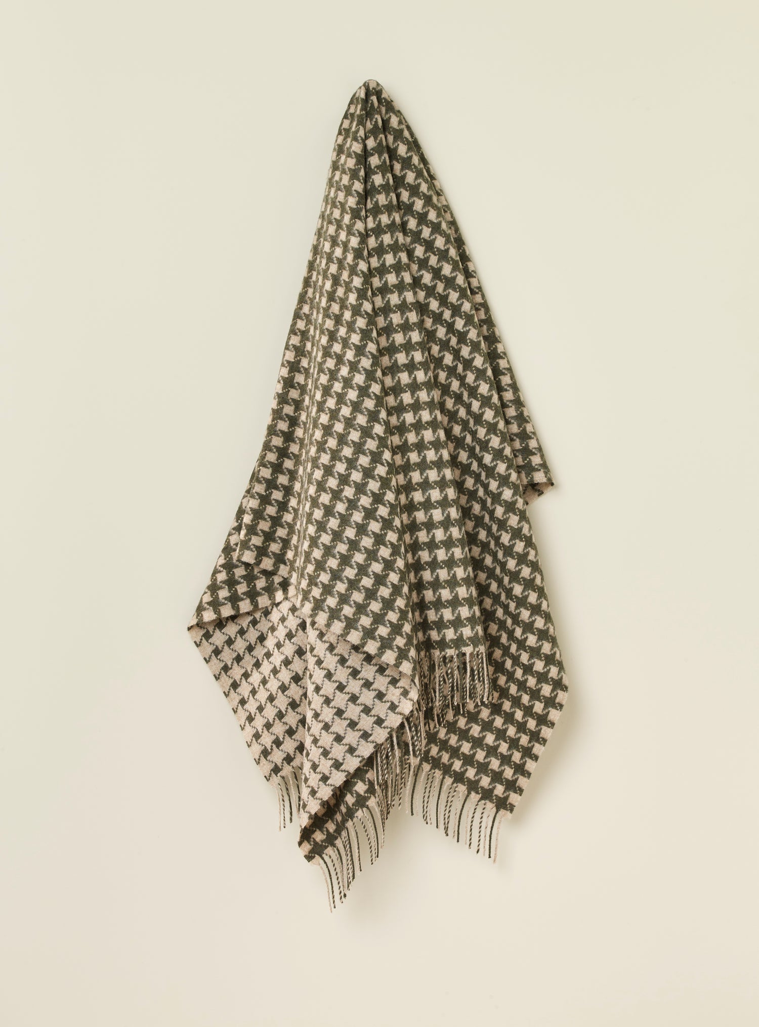 Star Green NZ Wool Throw