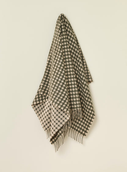 Star Green NZ Wool Throw