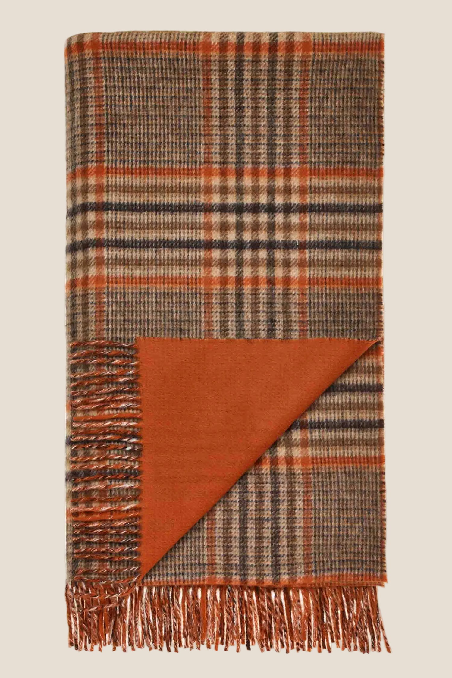 Estate Check 100% Merino Throw