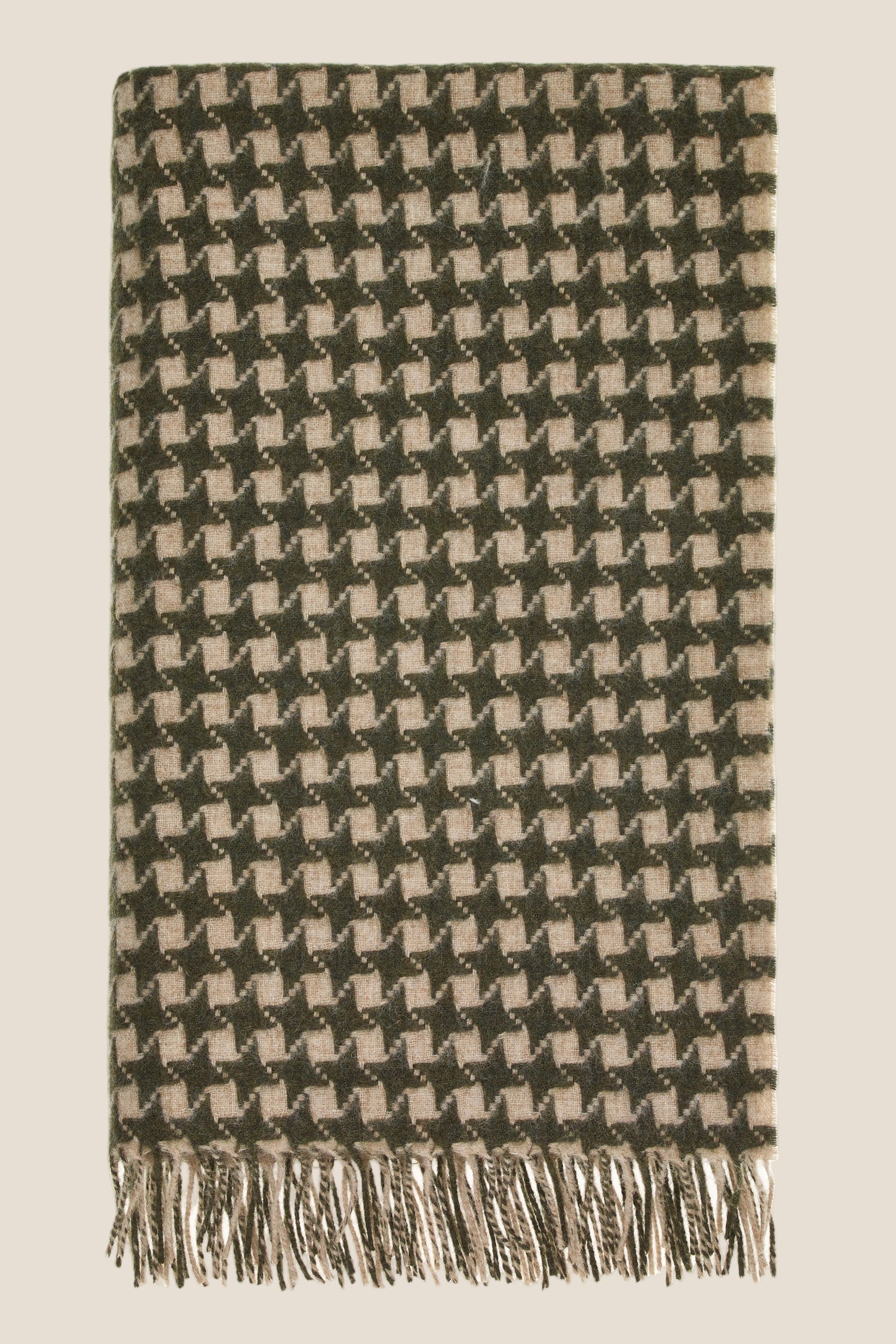 Star Green NZ Wool Throw