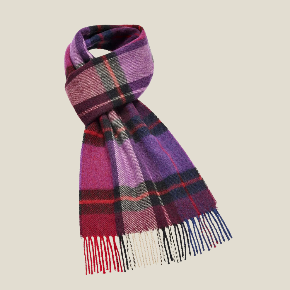 Madison Mulberry Merino Oversized Scarf