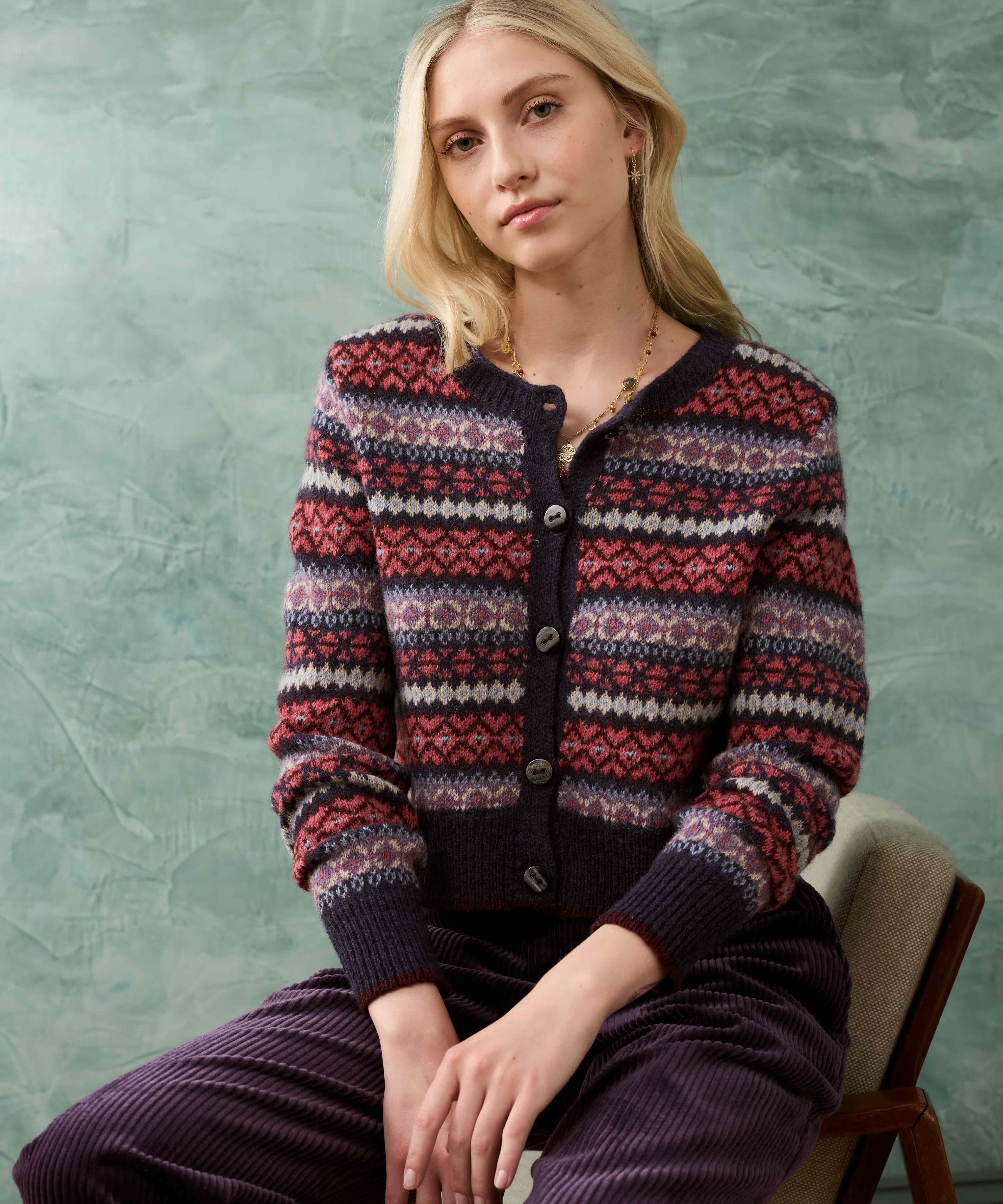 Brora fairisle cardigan hotsell