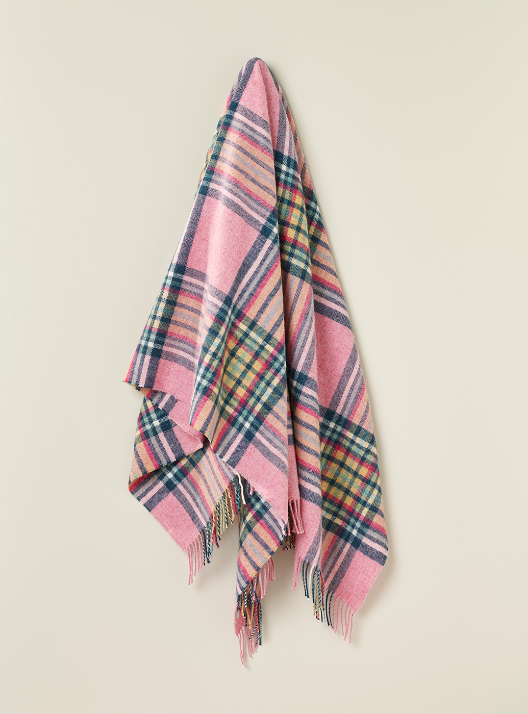 St. Ives Pink NZ Wool Throw